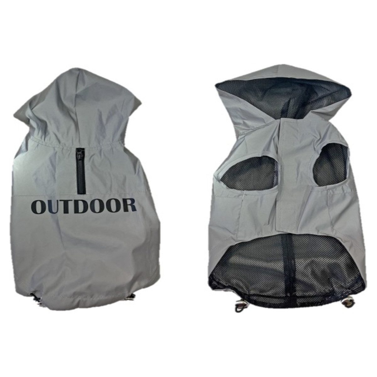 DUVO+ Hundemantel Hundemantel Hi Vis Sporty grau