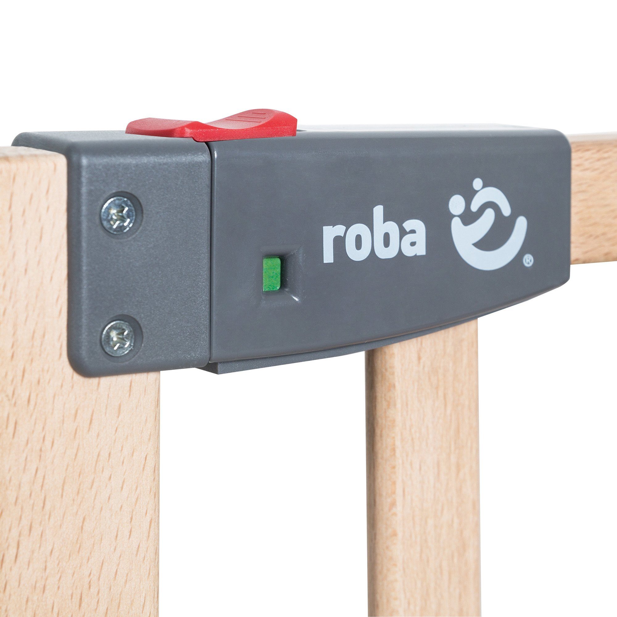 roba® Türschutzgitter "Safety Up", Schutzgitter mit Ampelfunktion – Bild 2 von 4
