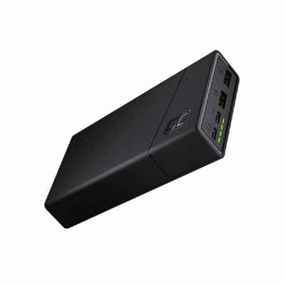 Green Cell PowerPlay20 Powerbank 20000 mAh Lithium Polymer 2x USB Ultra Charge Powerbank PBGC03 20000 mAh, Schnellladetechnologie