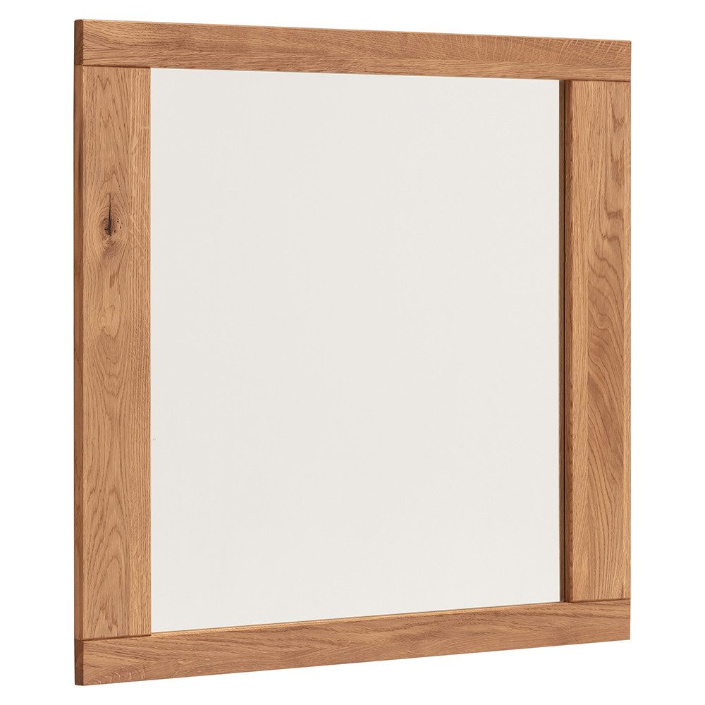 Lomadox Garderobenspiegel GIUSTINO-06, 80 cm breit, Rahmen in Eiche massiv