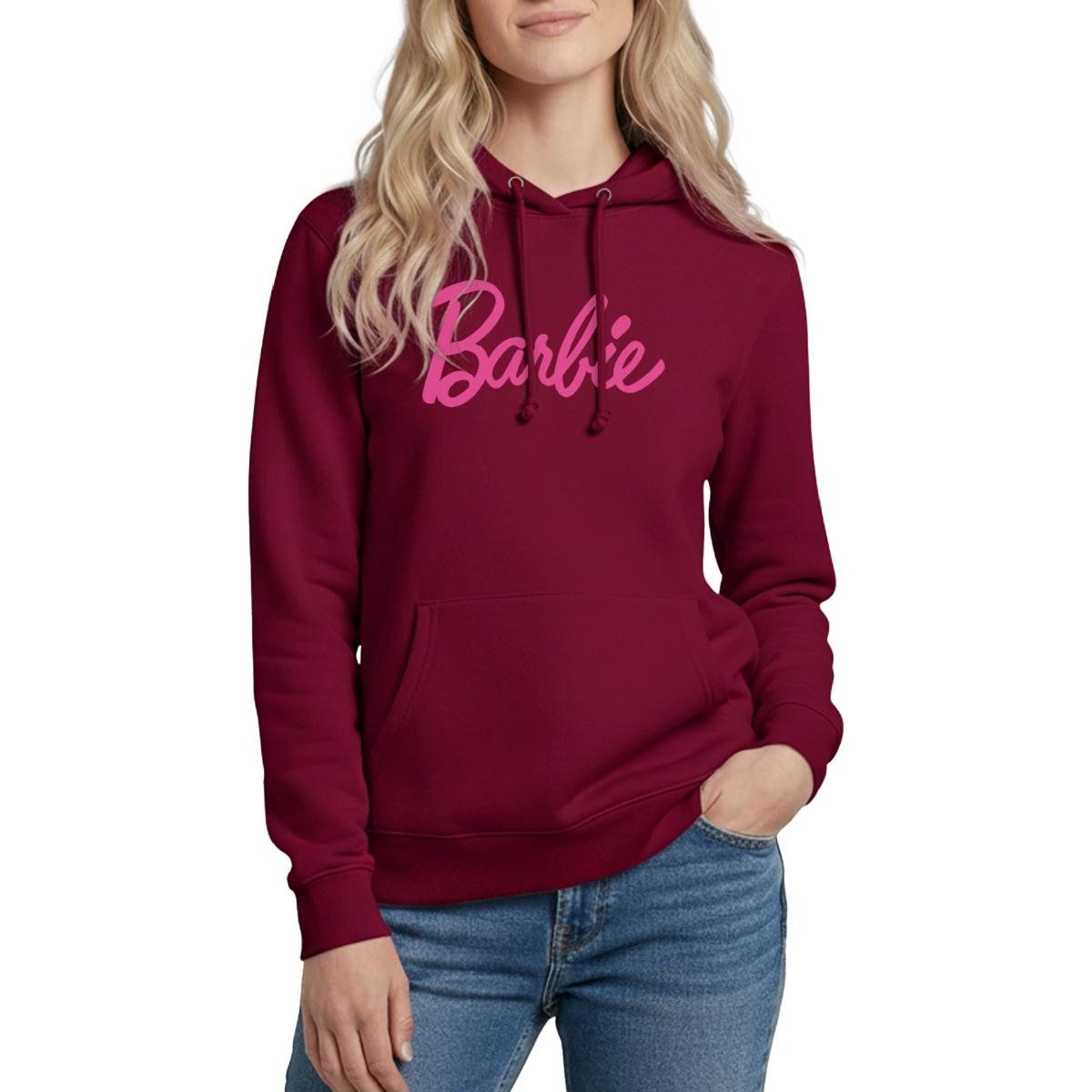 Hoodie Barbie Klassisches Logo Damen Hoodie