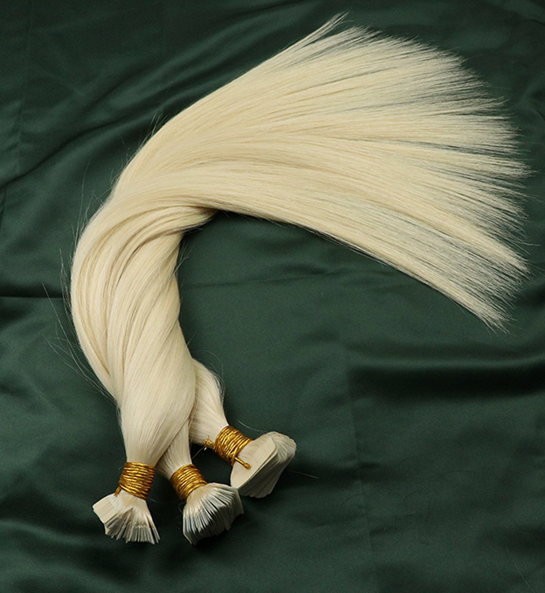 YC Fashion & Style Echthaar-Extension Echthaar Tape On-Extension Skin-Wefts Remy Double Drawn Hair 25 gr, 100 % Menschenhaar