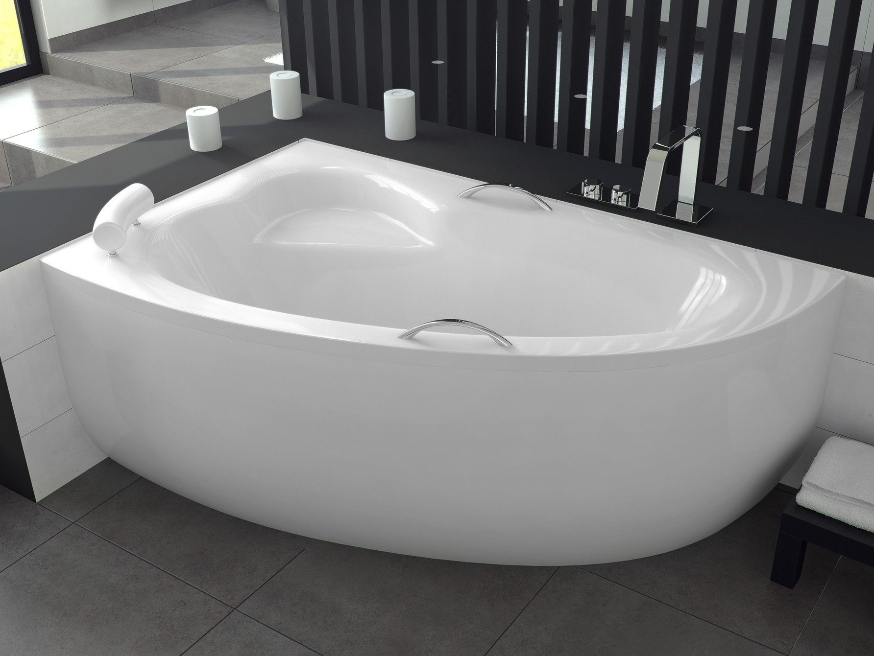 KOLMAN Badewanne Eckbadewanne Natalia 150x100, (Links/Rechts), günstig online kaufen