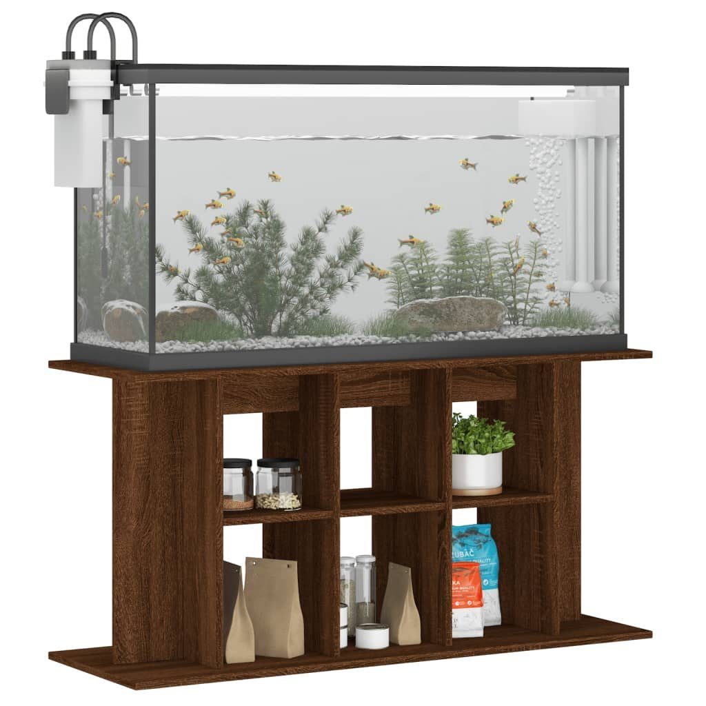 vidaXL Aquariumunterschrank 120 x 40 x 60 cm Aquariumständer Braun Eichen-Optik 120x40x60 cm Spanp