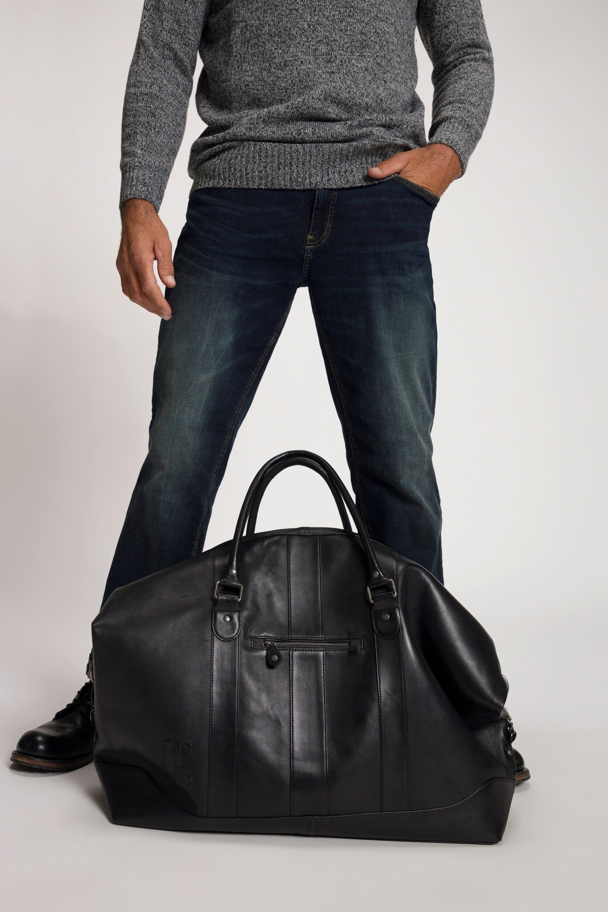JP1880 Fleecehandschuhe Weekender Ledertasche Lamm-Nappaleder
