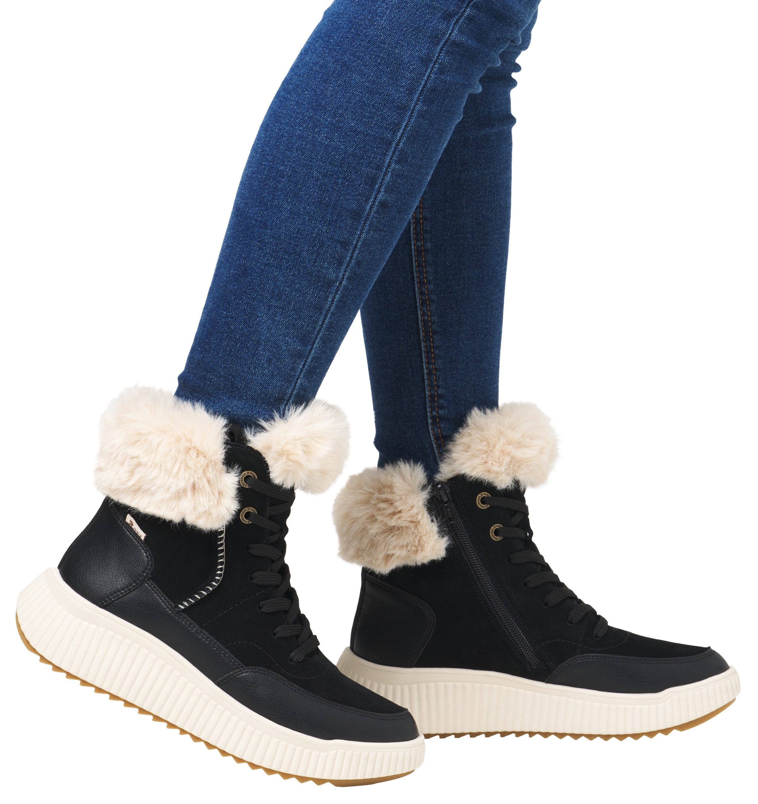 Rieker EVOLUTION Winterboots Snowboots, Schnürstiefel in schmaler Form günstig online kaufen