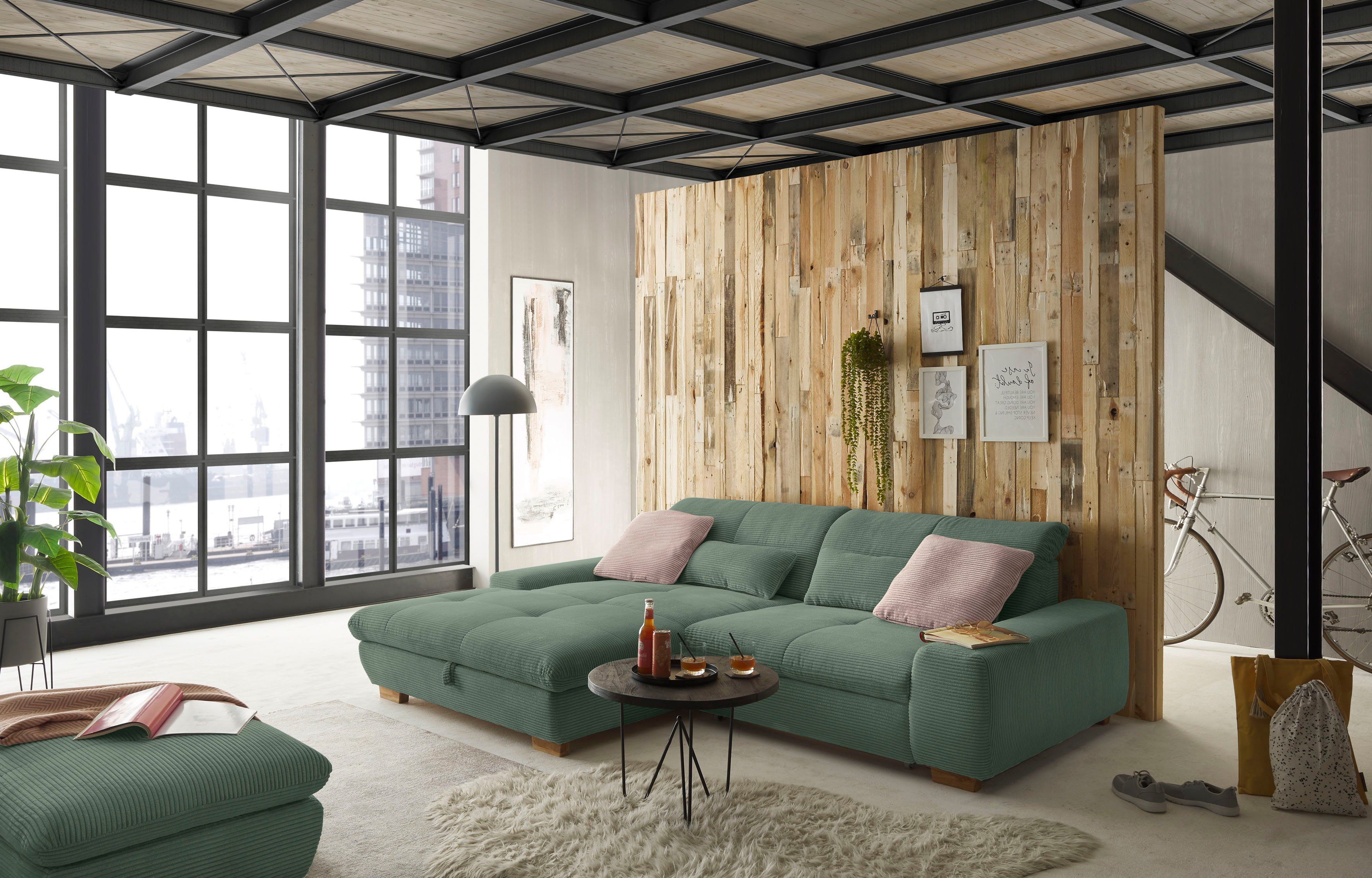 set one by Musterring Ecksofa SO 1200 inkl. Sitztiefen- & Rückenverstellung günstig online kaufen