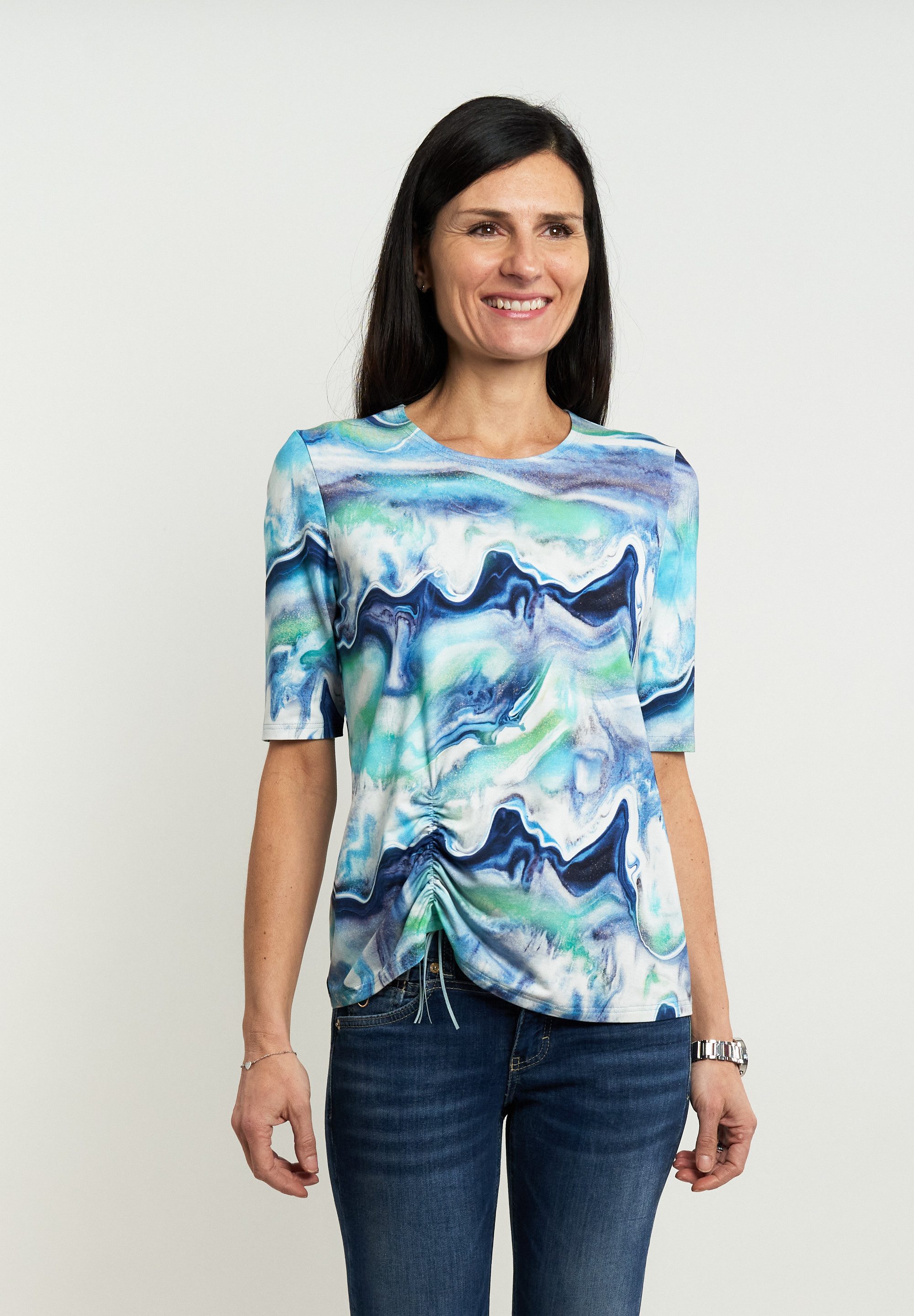 Seidel Moden Kurzarmshirt mit All-Over Print, günstig online kaufen