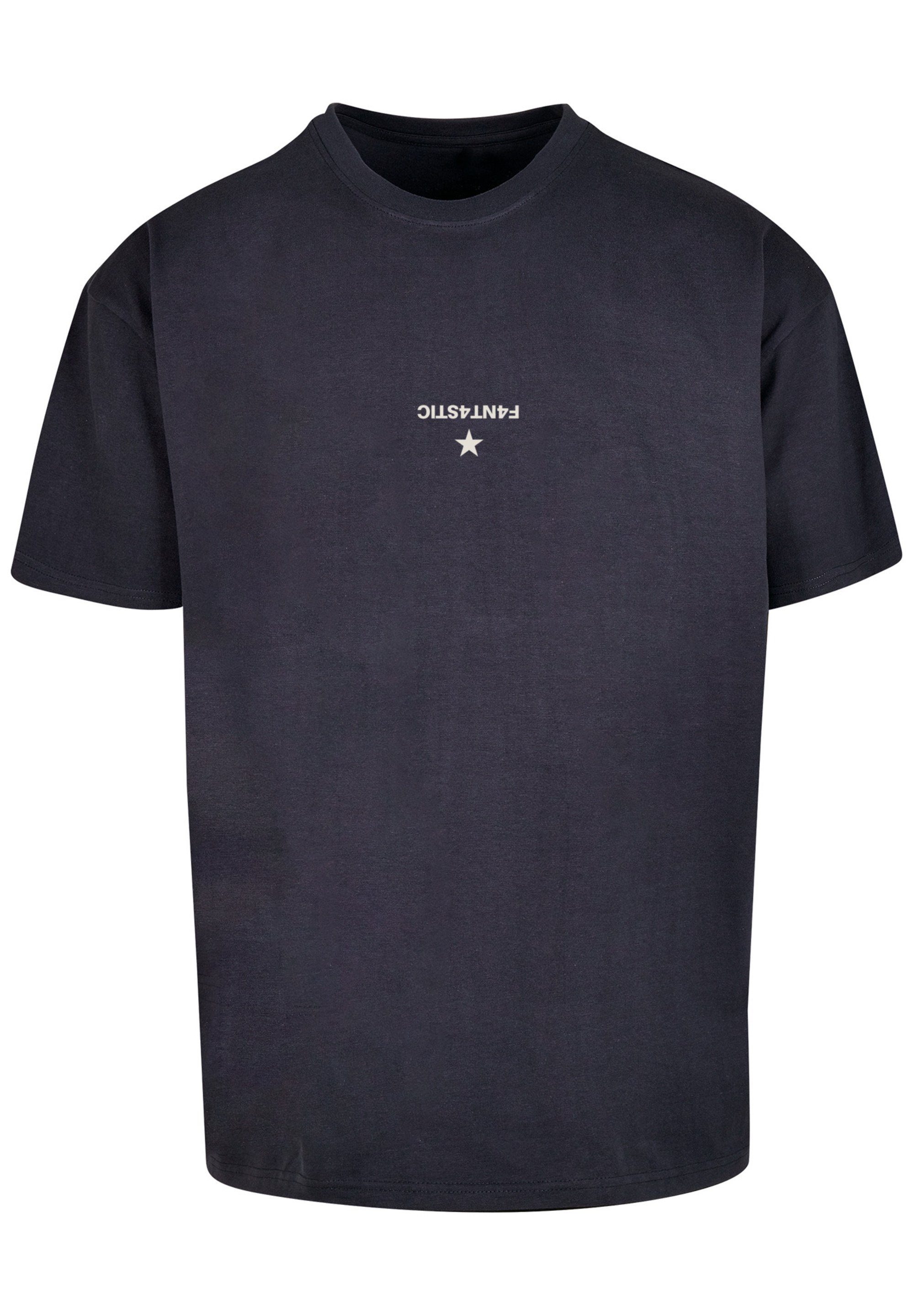 Hände Schmetterling F4NT4STIC T-Shirt navy Skelett Print