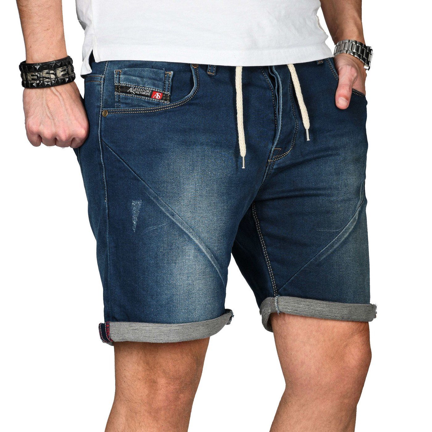 Alessandro Salvarini Shorts A. Salvarini Abramo Herren Sweat Shorts kurze H günstig online kaufen
