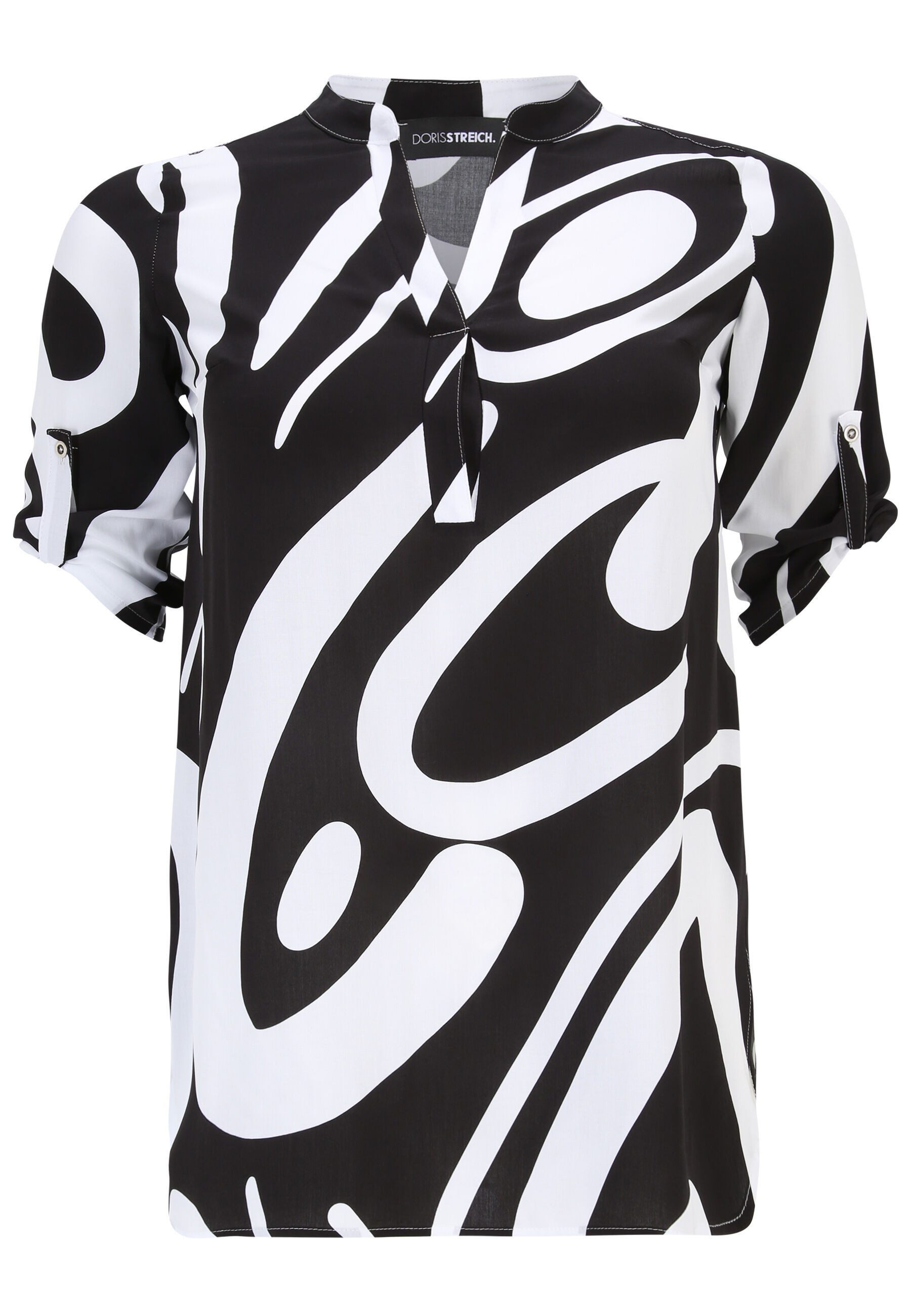 Doris Streich Klassische Bluse mit Allover-Muster