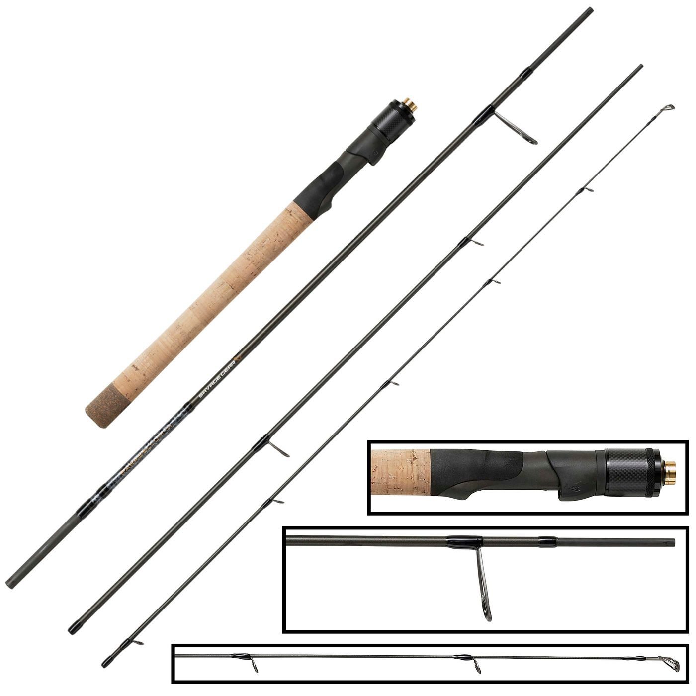Savage Gear Spinnrute Parabellum Travel 2,14m 3-14g - Reise Spinnrute