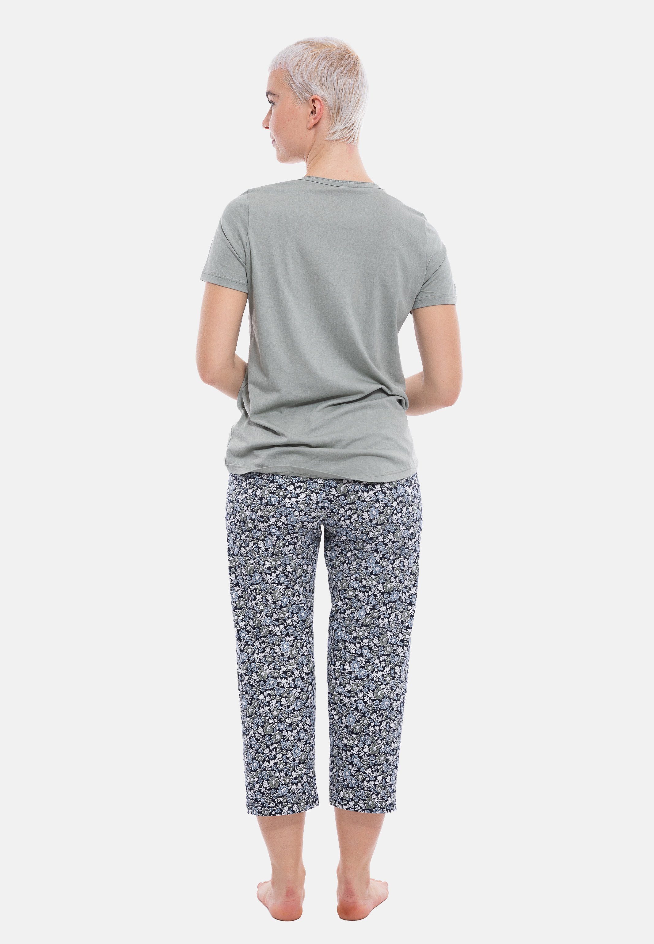 Ammann Pyjama Organic tlg) Cotton Shadow - 2 Baumwolle - Schlafanzug (Set