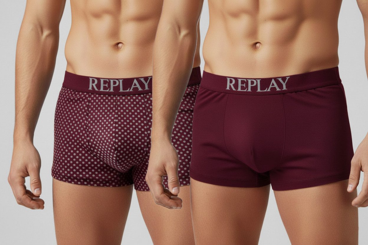 Replay Boxershorts 2er Pack, Trunks