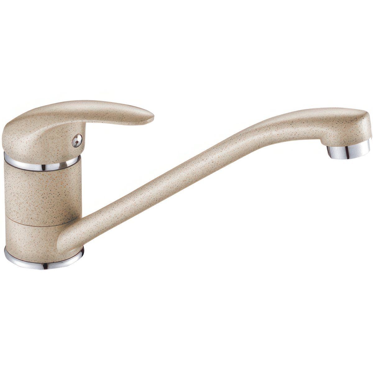 KOLMAN Küchenarmatur IGA Wasserhahn Mischbatterie für Küche in Beige
