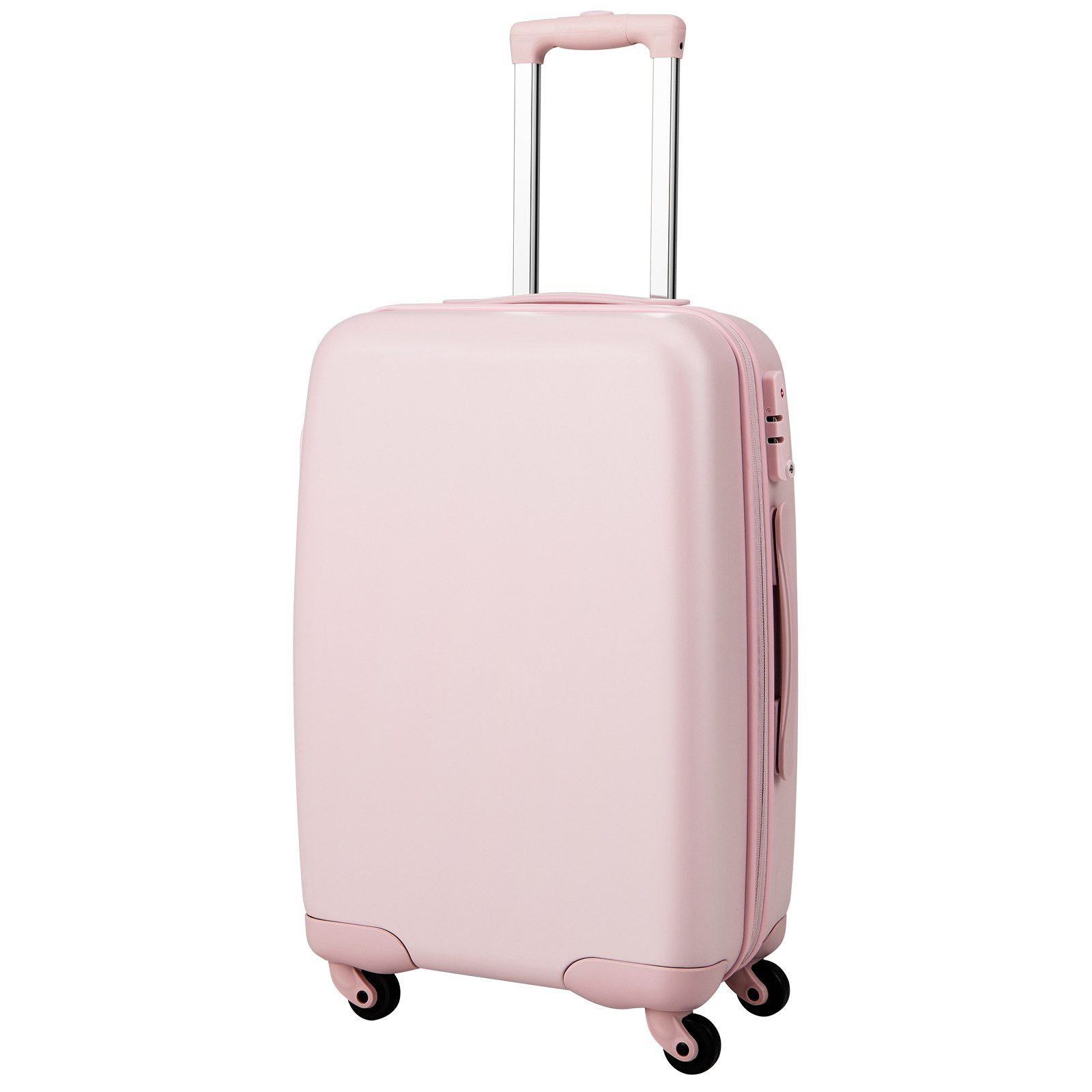 COSTWAY Kinderkoffer 20'' Reisekoffer Handgepäck, PC, mit Aufkleber