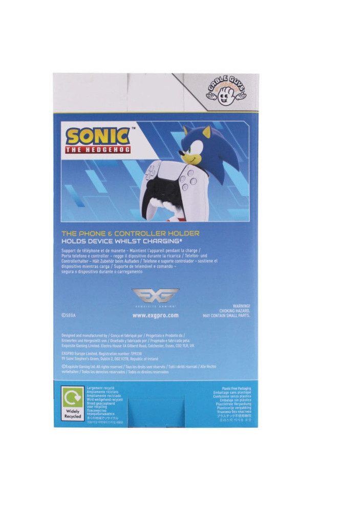 Exquisite Gaming Controller-Halterung Sonic the Hedgehog Cable Guy Sonic 20 cm