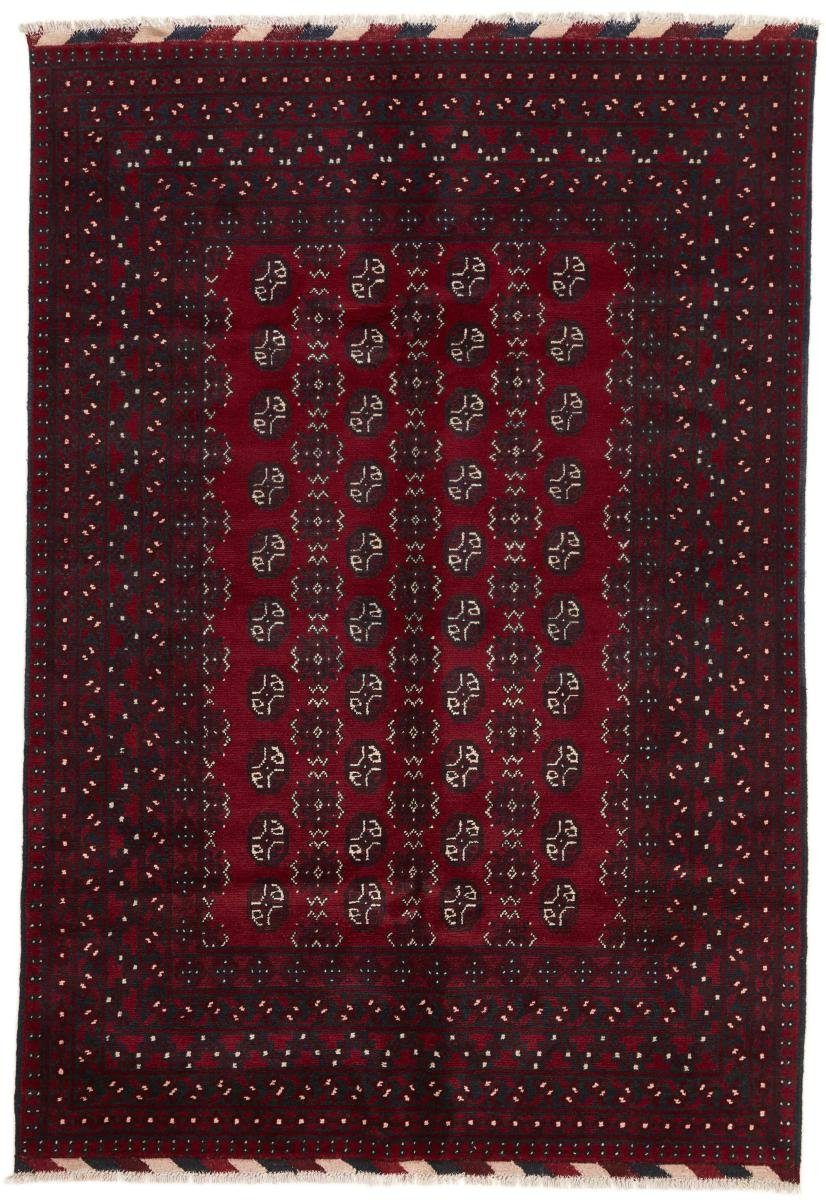 Orientteppich Afghan Akhche 169x243 Handgeknüpfter Orientteppich, Nain Trading, rechteckig, Höhe: 6 mm