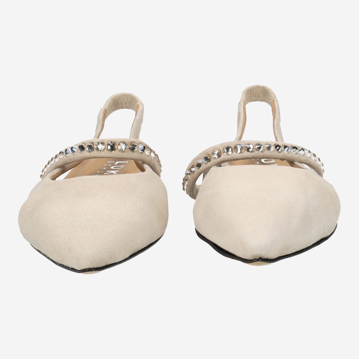 Lüke Schuhe Lüke Schuhe 482 DESSERT, Peeptoes & Slingpumps, Beige, Damen Peeptoepumps