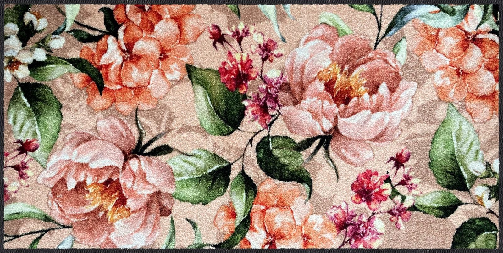 Salonloewe Fußmatte Salonloewe FLORINA SPRING Fußmatte Wohnmatte 75 x 150 cm, Salonloewe FLORINA SPRING Fußmatte 75 x 150 cm