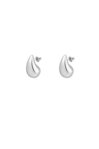 MyBeautyworld24 Paar Ohrstecker Tropfen Ohrringe Ohrhänger in Silber Modeschmuck Damen aus Edelstahl