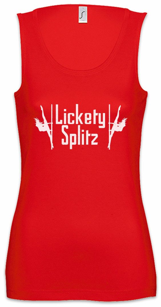 Tanktop Lickety Splitz Ärmelloses Damen T-Shirt Martin Ozark Ozarks Bar Strip