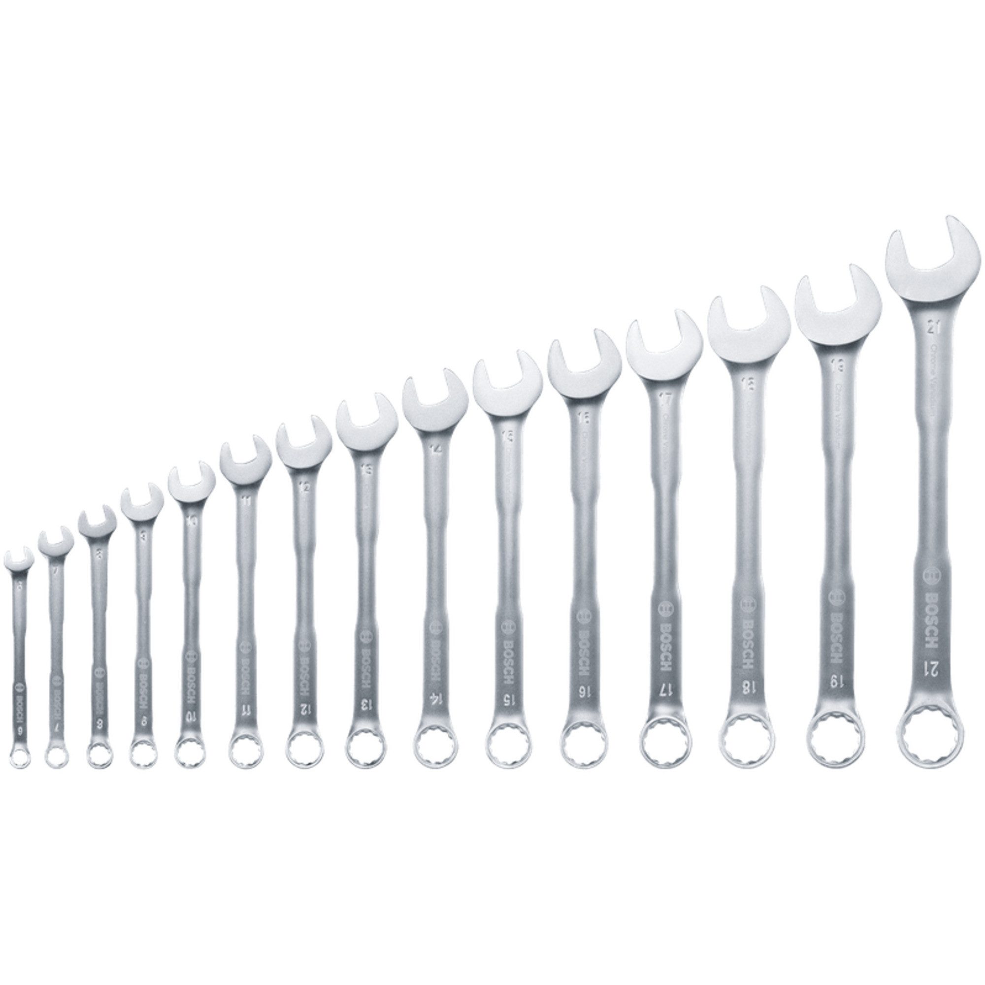 Bosch Professional Steckschlüssel Bosch Heimwerken & Garten Ring-/Maulschlüssel Set