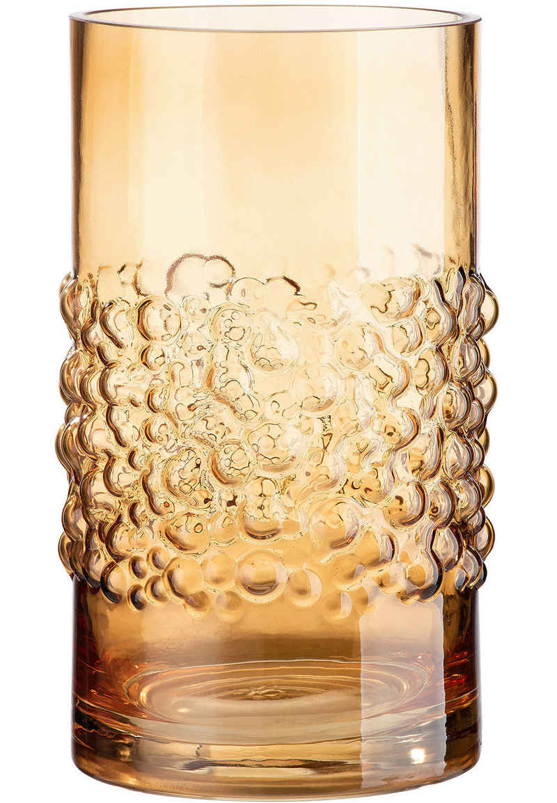 Casablanca by Gilde Tischvase Vase Sparkle, aus Glas, Höhe ca. 24 cm (1 St), im außergewöhnlichem Design