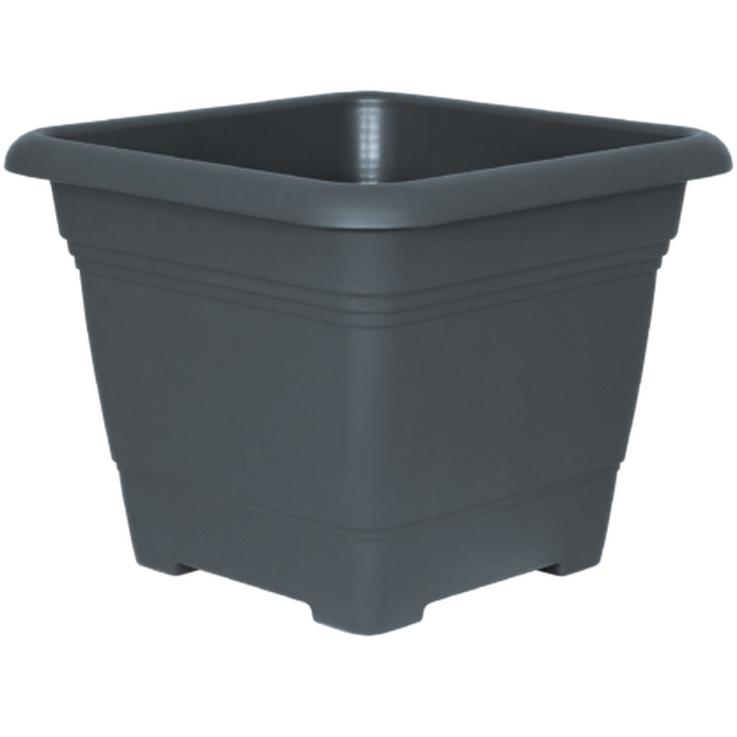 Geli Pflanzkübel Geli Nora Pflanzkübel 48cm Anthrazit – Quadratisch 43L