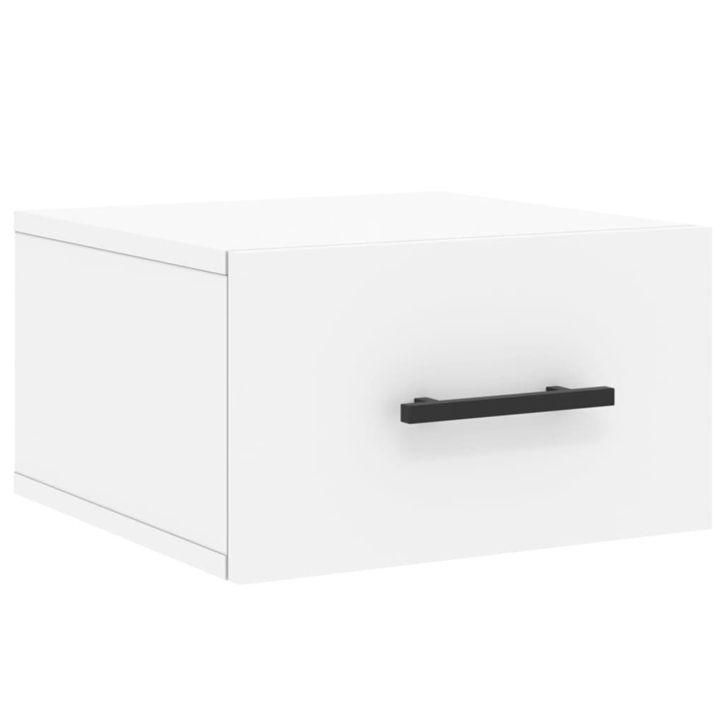 vidaXL Nachttisch Wand-Nachttisch Weiß 35x35x20 cm (1-St) günstig online kaufen