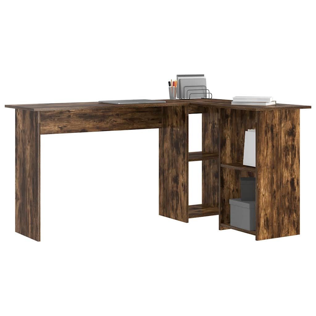 vidaXL Schreibtisch Schreibtisch Räuchereiche 142 x günstig online kaufen