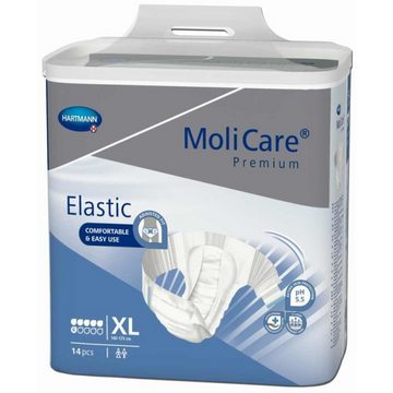 Molicare Inkontinenzslip MoliCare® Premium Elastic 6 Tropfen Größe XL (14-St) für diskrete Inkontinenzversorgung
