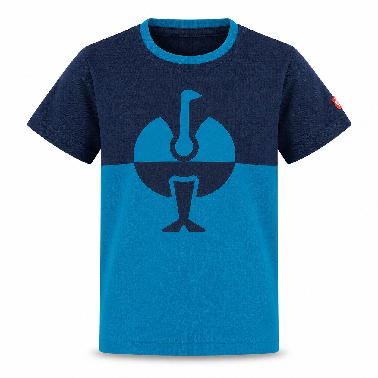 Engelbert Strauss Print-Shirt Kinder Piqué T-Shirt von Strauss – Zweifarbiges Baumwollshirt 100% Baumwolle Pique-Qualität