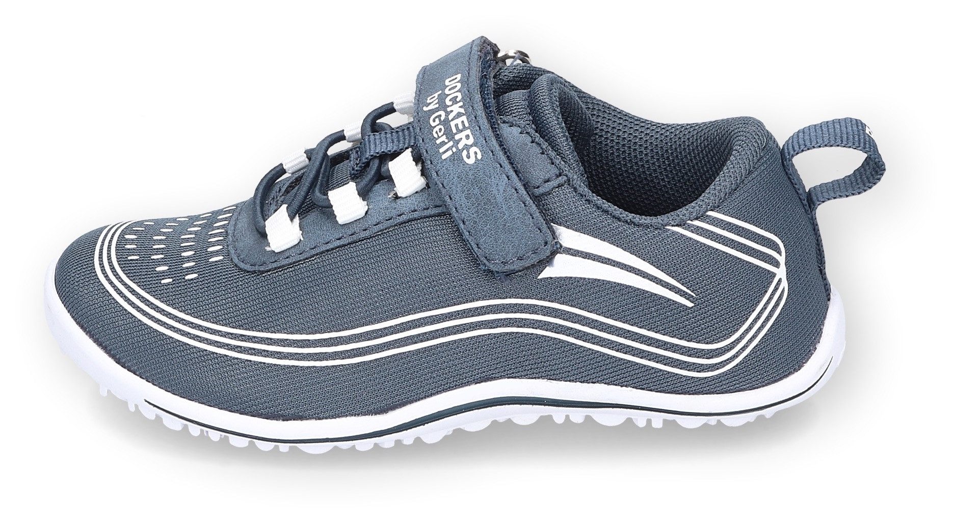 Dockers by Gerli Sneaker, Freizeitschuh mit Gummizug und Klettriegel