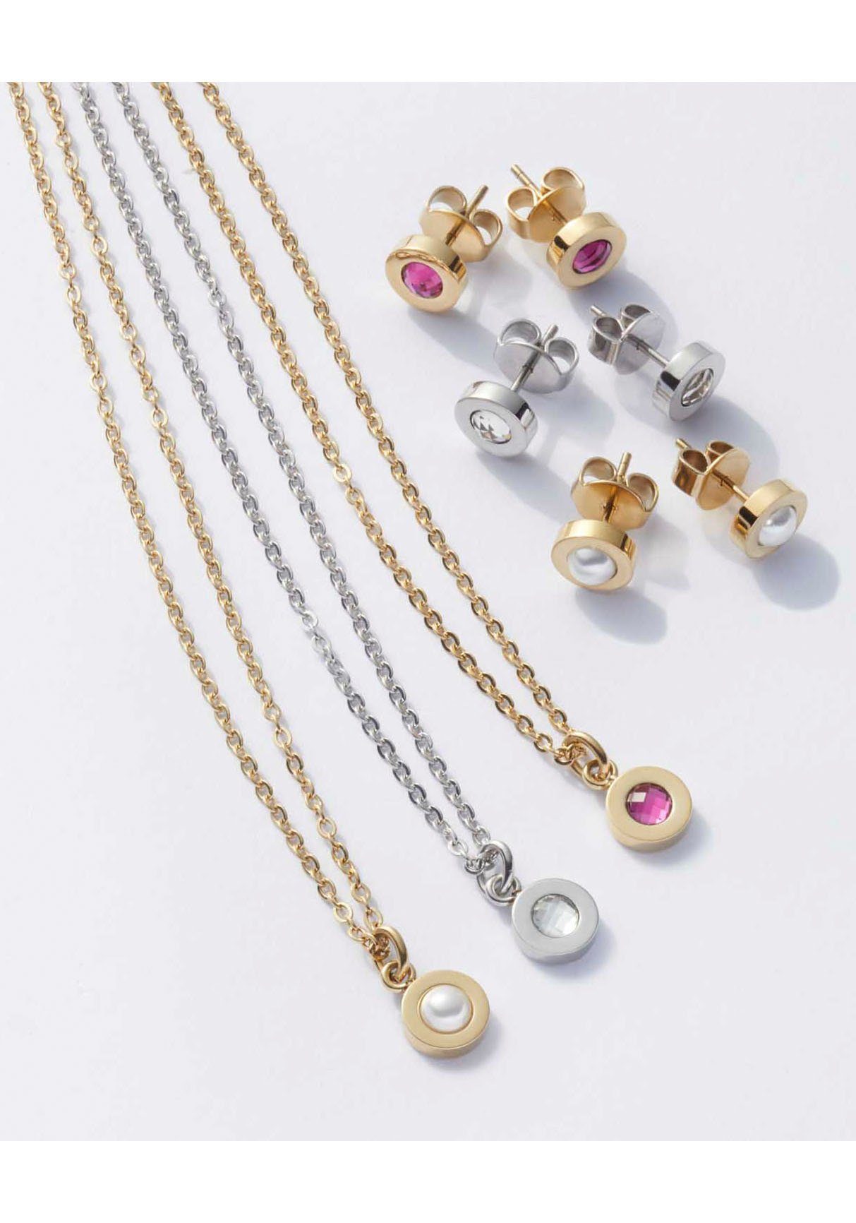 LEONARDO Paar Ohrstecker Isa Sommer Special, mit Glasstein günstig online kaufen