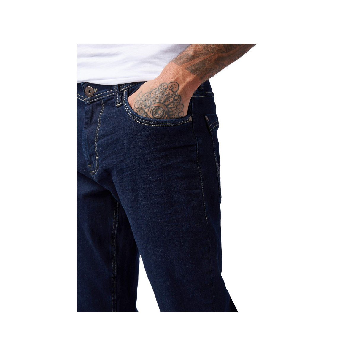 TOM TAILOR Straight-Jeans uni (1-tlg) regular