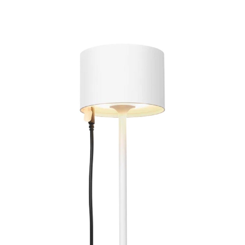 blomus Schreibtischlampe Mobile Helligkeitfunktion, White LED LEDLeuchte Alumin, Stehleuchte Tischleuchte FAROL LEDLampe