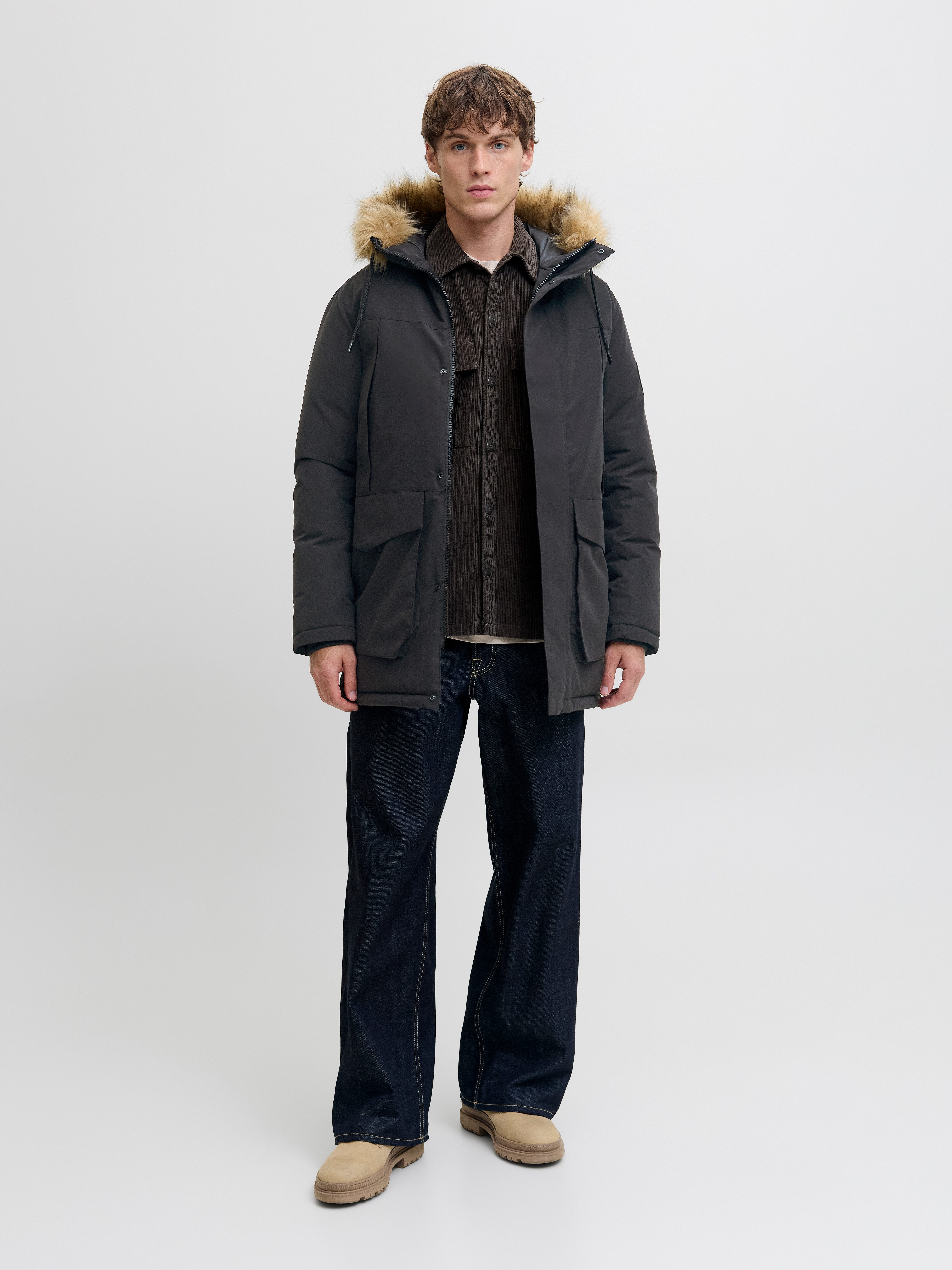Jack & Jones Parka JJCAMP FAUX FUR PARKA BF