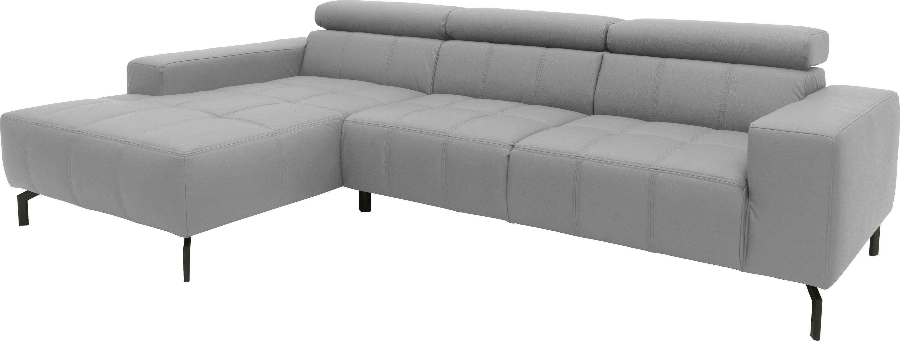 DOMO collection Ecksofa "Cunelli tolle Sitznähte als Designelement, fester günstig online kaufen
