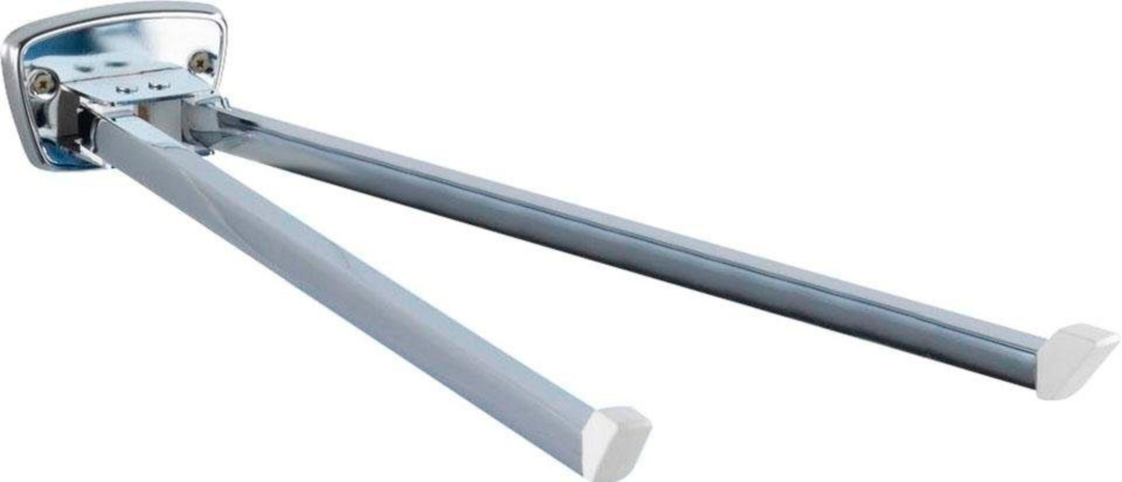 WENKO Handtuchhalter Basic, mit 2 Handtuchstangen günstig online kaufen