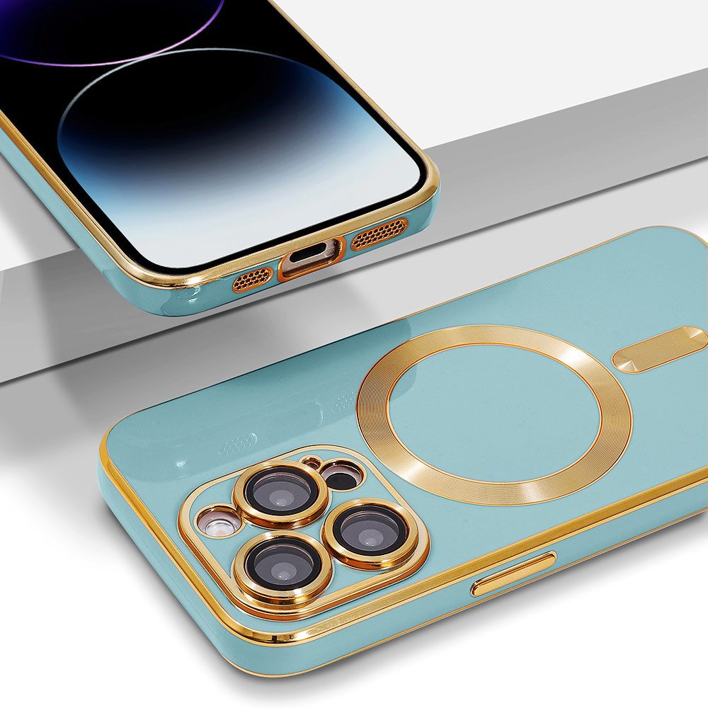 FITSU Handyhülle Case für iPhone 14 Pro Handyhülle MagSafe kompatibel mit Kameraschutz 6,12 Zoll, MagSafe kompatible Schutzhülle für iPhone 14 Pro Hülle Handyschale