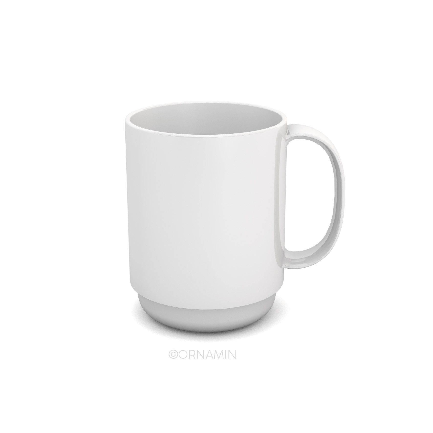 Ornamin Kinderbecher Kleiner/Großer Henkelbecher, Tasse, Kunststoff, Bisphenol-A-frei, Stapelbar