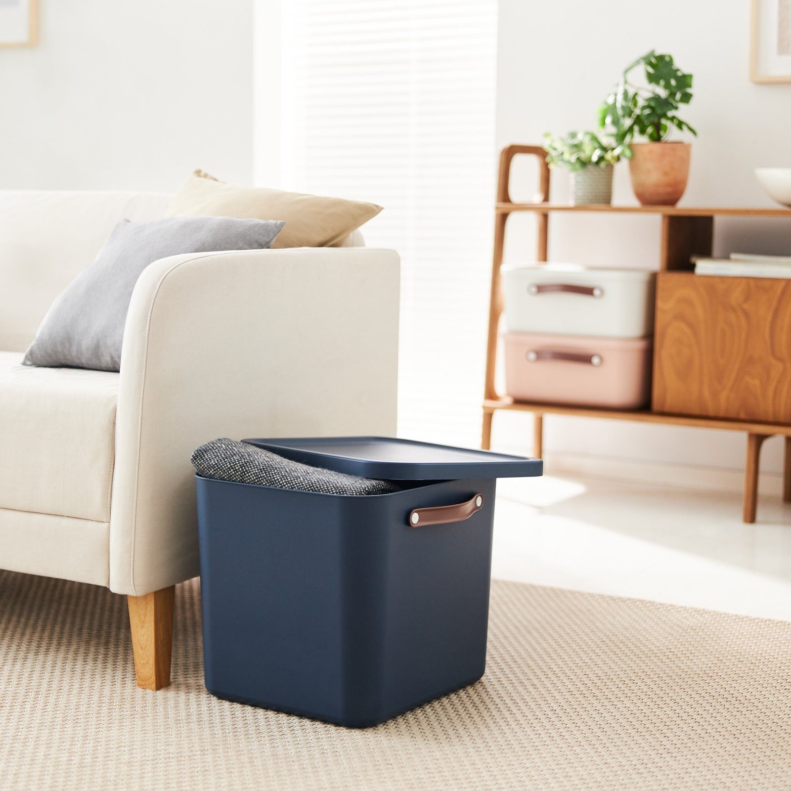 ROTHO Aufbewahrungsbox Aufbewahrungsbox mit Deckel 40 l MALOJA günstig online kaufen