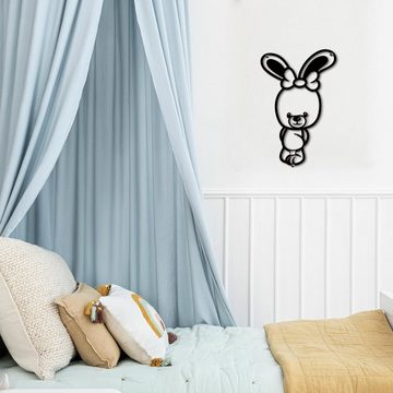 Namofactur LED Wandleuchte Hase Kinderzimer Baby Wand Dekoration, Nachtlicht für Kinder, LED fest integriert, Warmweiß