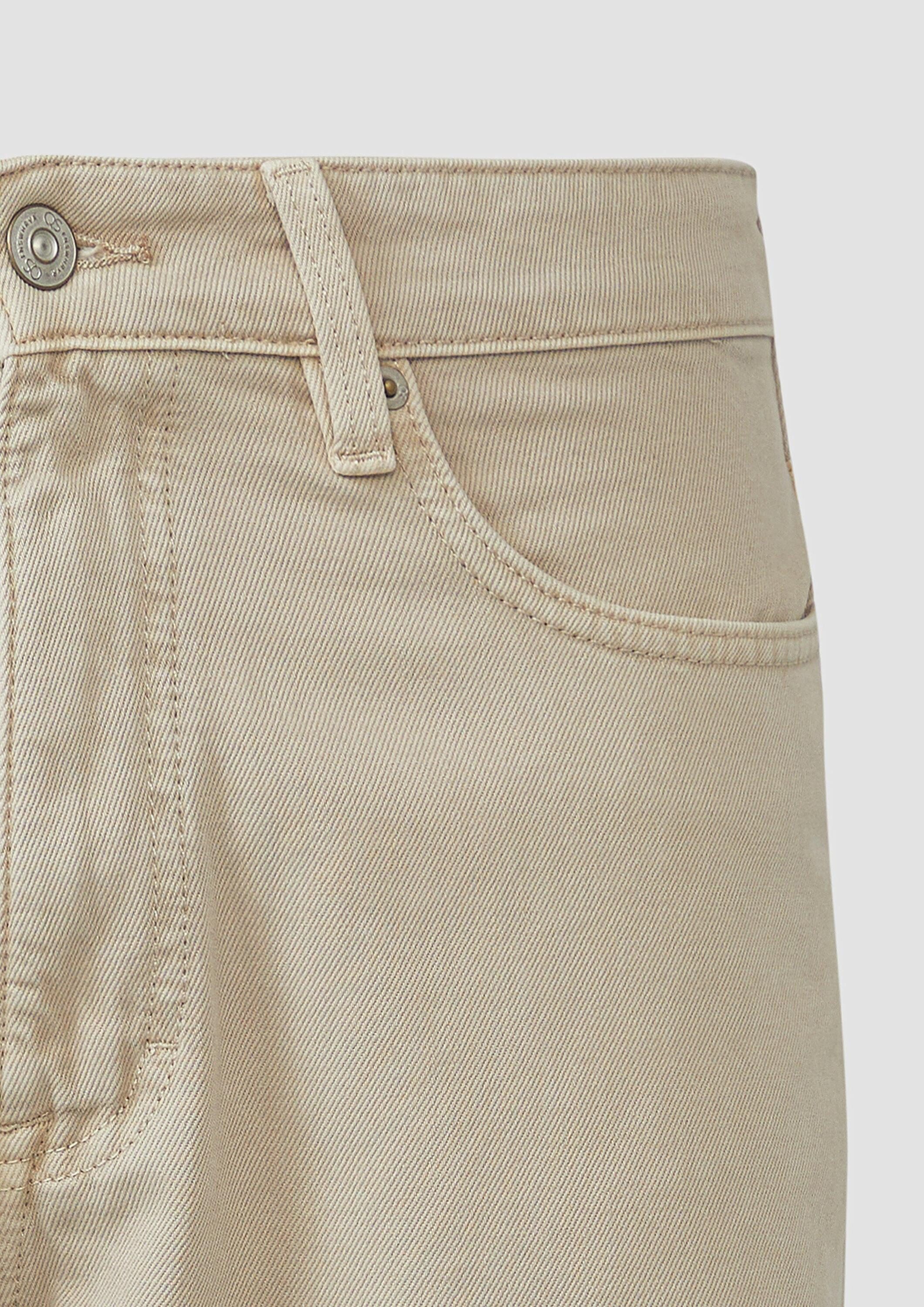 QS Jeansshorts Jeans-Bermuda Denim-Shorts / Loose Fit / Mid Rise / Wide Leg