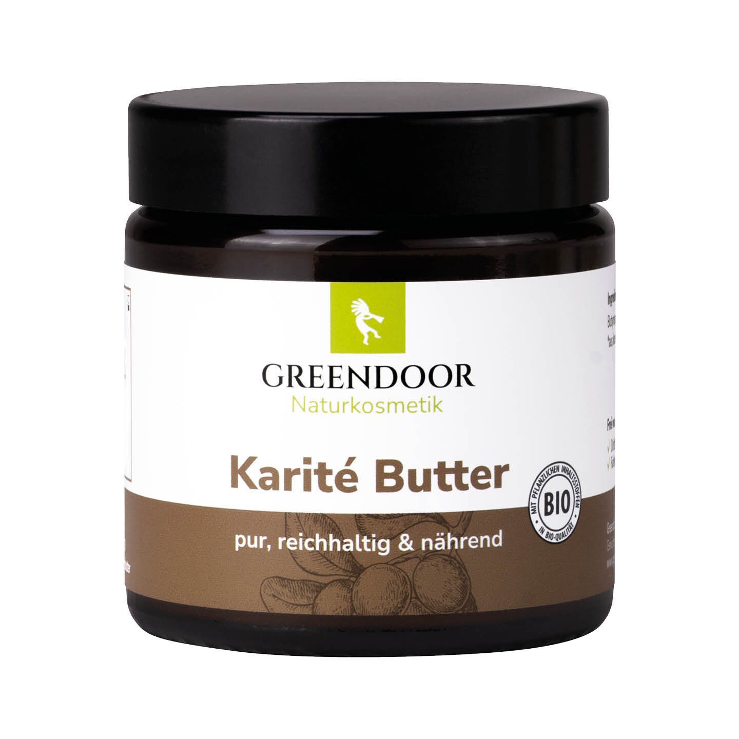 GREENDOOR Körperbutter Bio Karitebutter PUR
