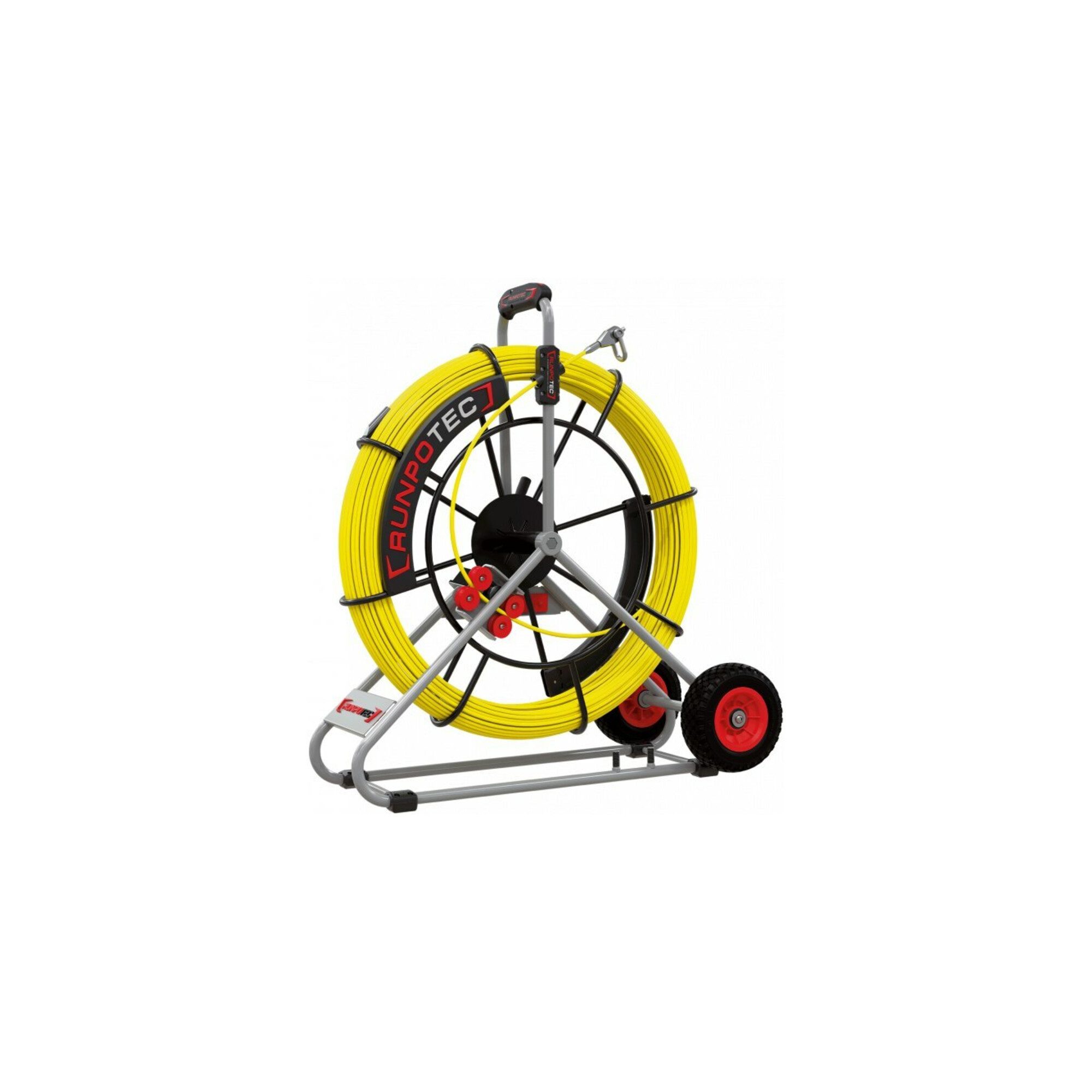 RUNPOTEC Kabelkanal Runpotec Glasfaserstab Profi-Set Länge 60m D.4,5mm