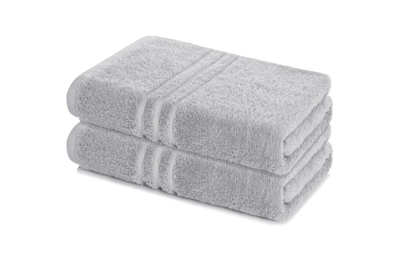 Lavea Badetuch Elena 2er Set Badetücher 100x150 cm, Duschtuch, 500 g/m² Frottier, weich & saugstark, pflegeleicht