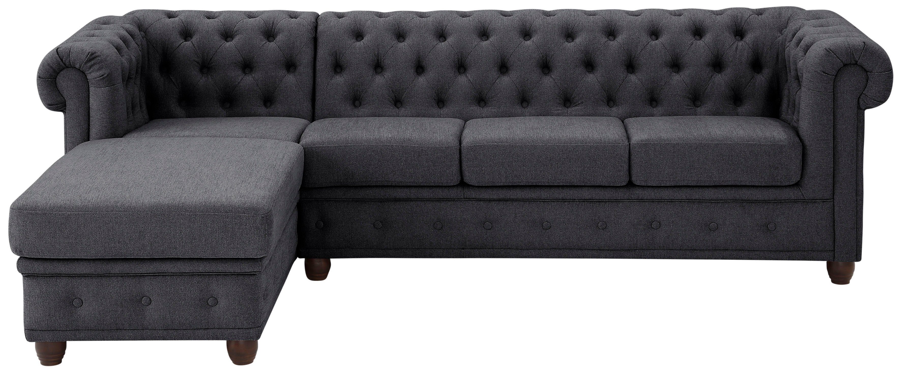 Home affaire Chesterfield-Sofa New Castle L-Form, günstig online kaufen