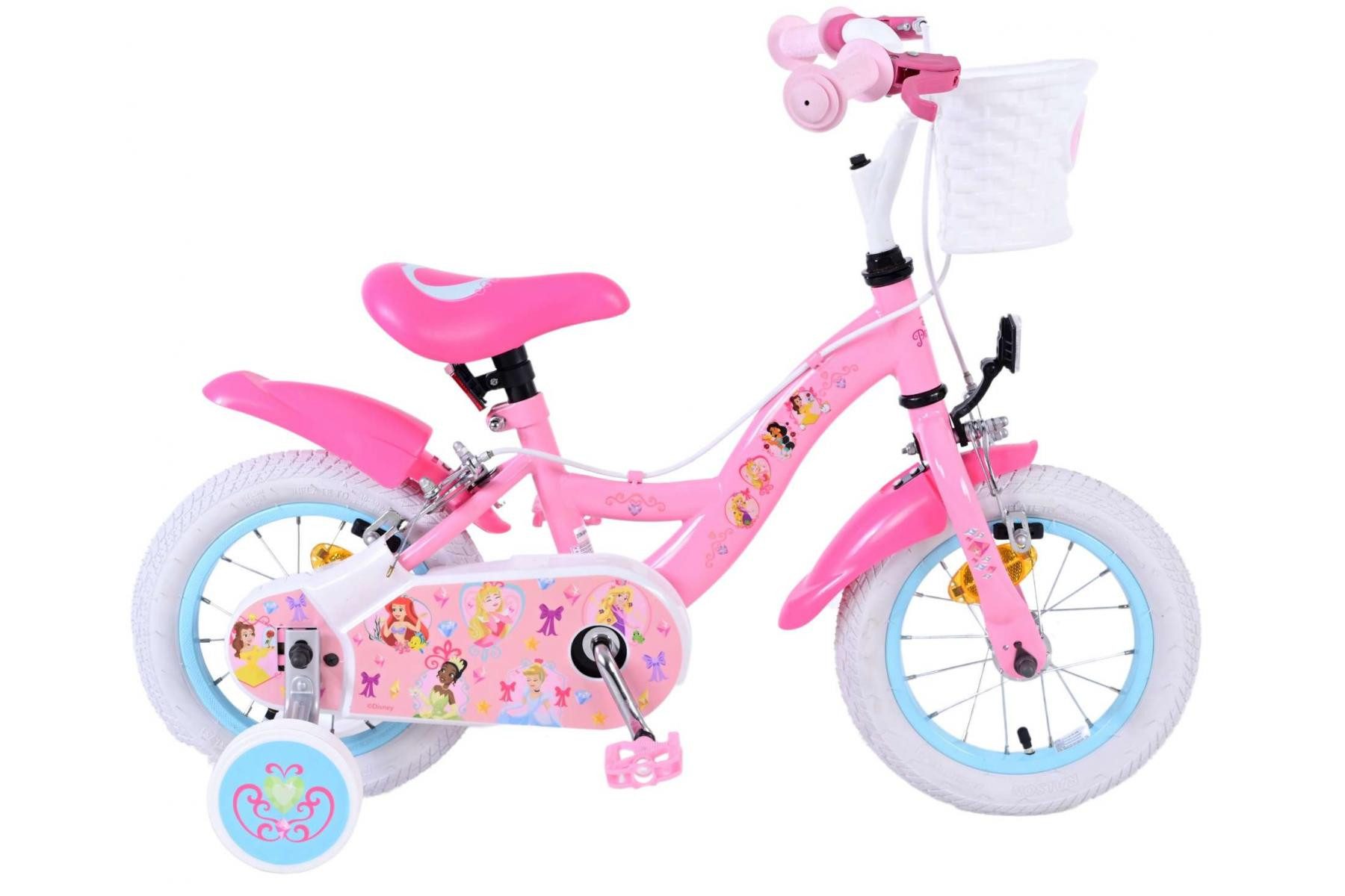 Kinderfahrrad Volare Disney Princess - Mädchen - 12 Zoll – Rosa
